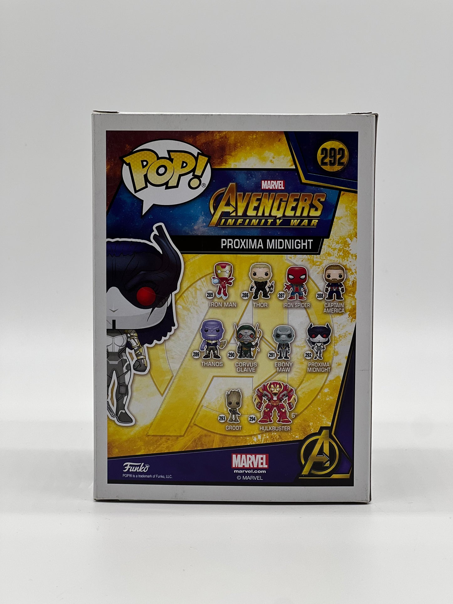 Pop! Marvel Avengers Infinity War 292 Proxima Midnight