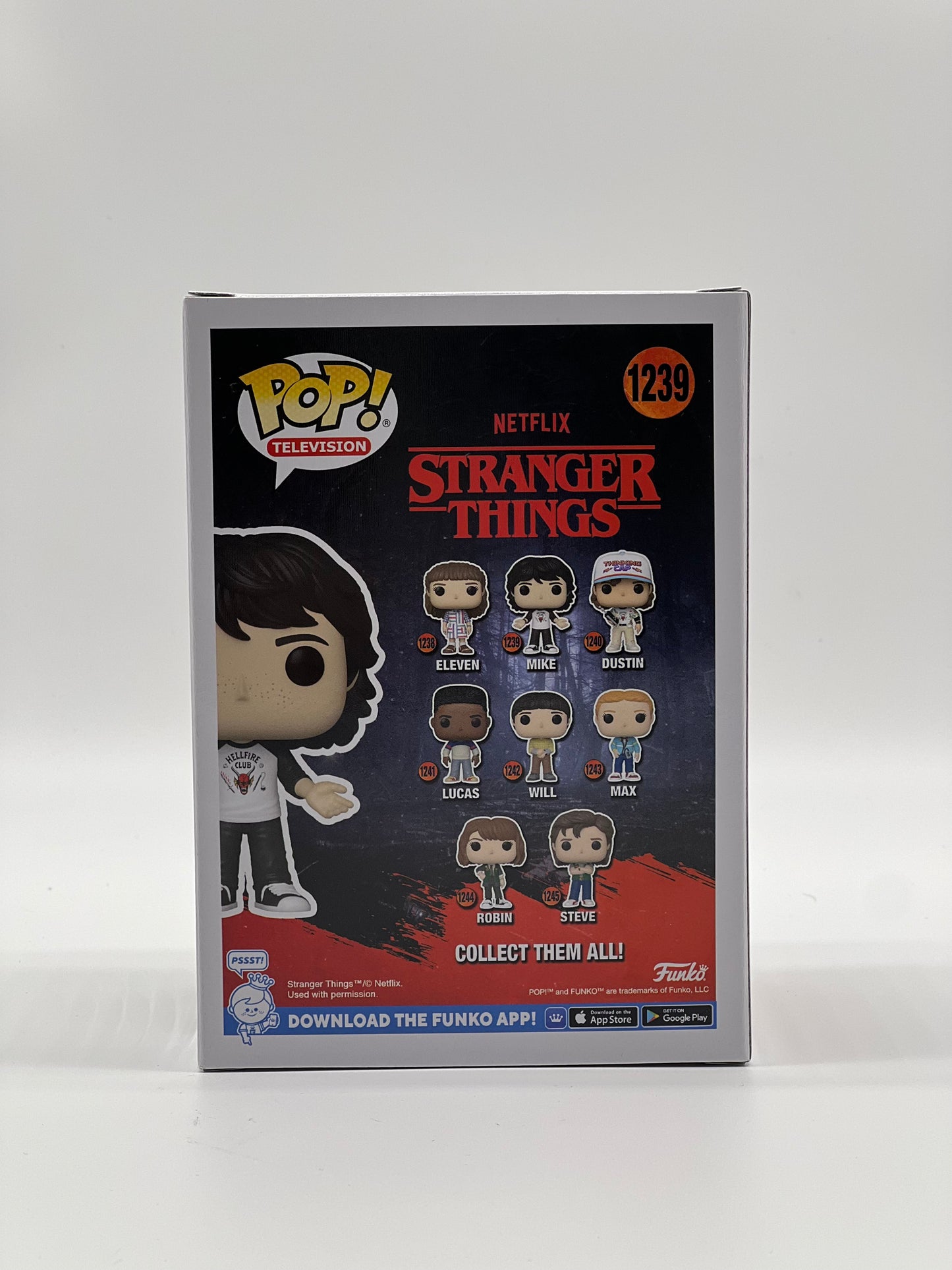 Pop! Television Netflix Stranger Things 1239 Mike