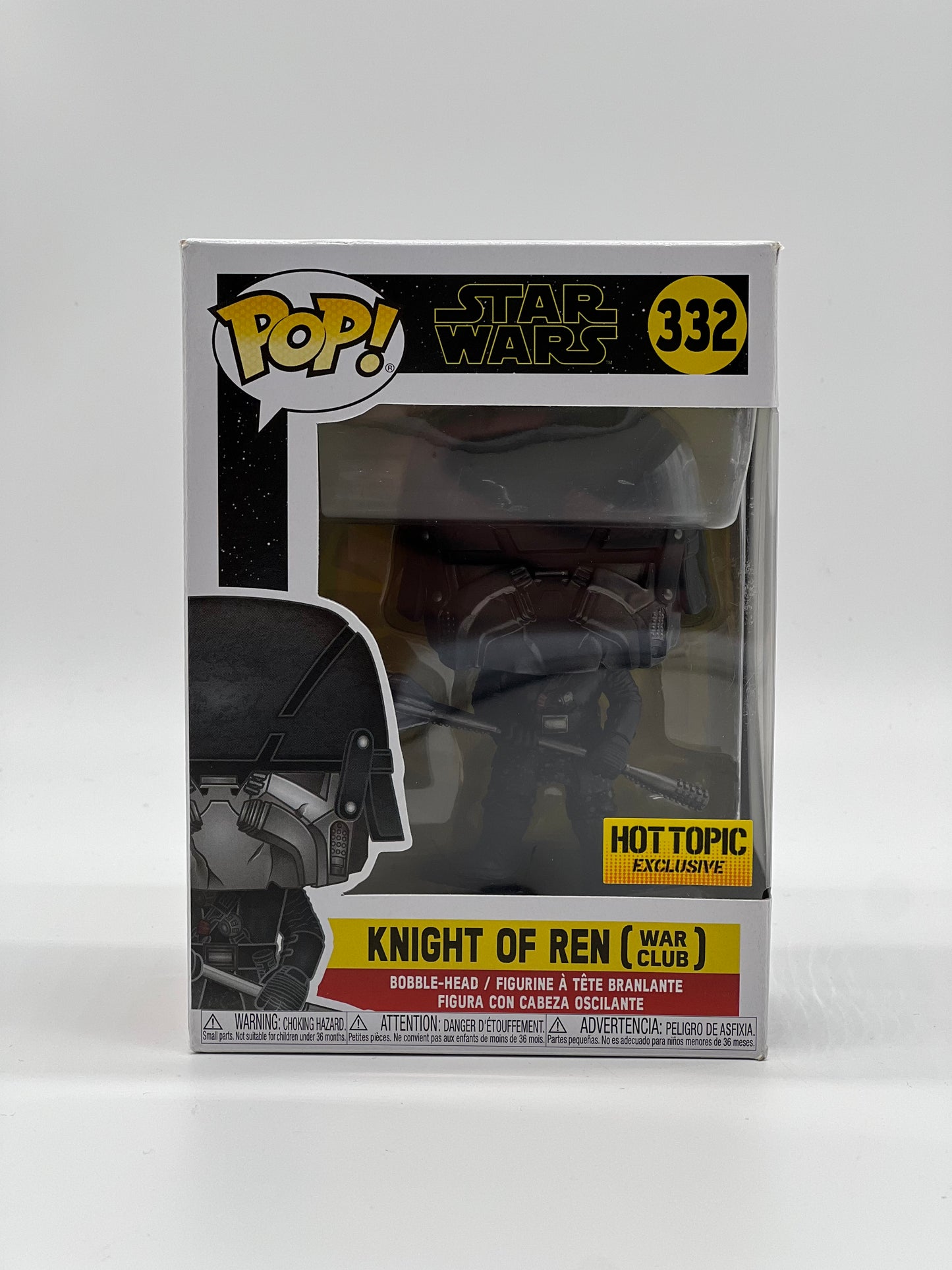 Pop! Star Wars 332 Knight Of Ren (War Club) HotTopic Exclusive