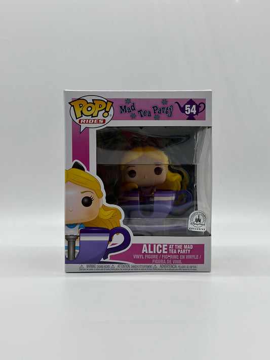 Pop! Rides Disney Mad Tea Party 54 Alice At The Mad Tea Party Disney Parks Exclusive Authentic Original 6’Inch