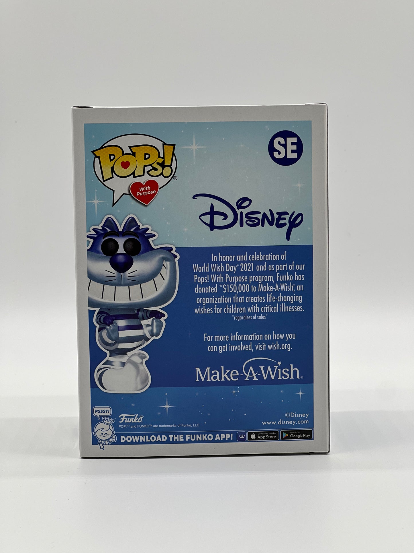 Pop! With Purpose Disney SE Cheshire Cat Make A Wish