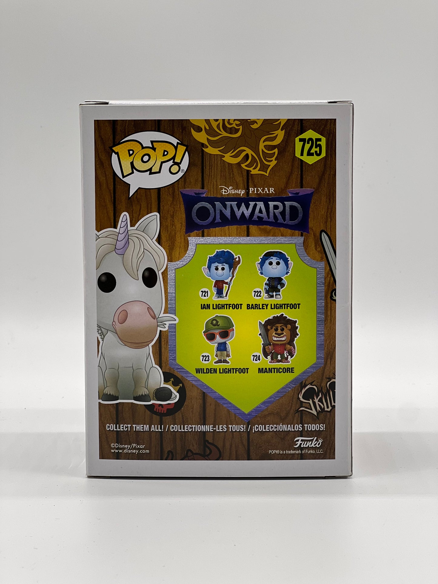 Pop! Disney Pixar Onward 725 Unicorn HotTopic Exclusive