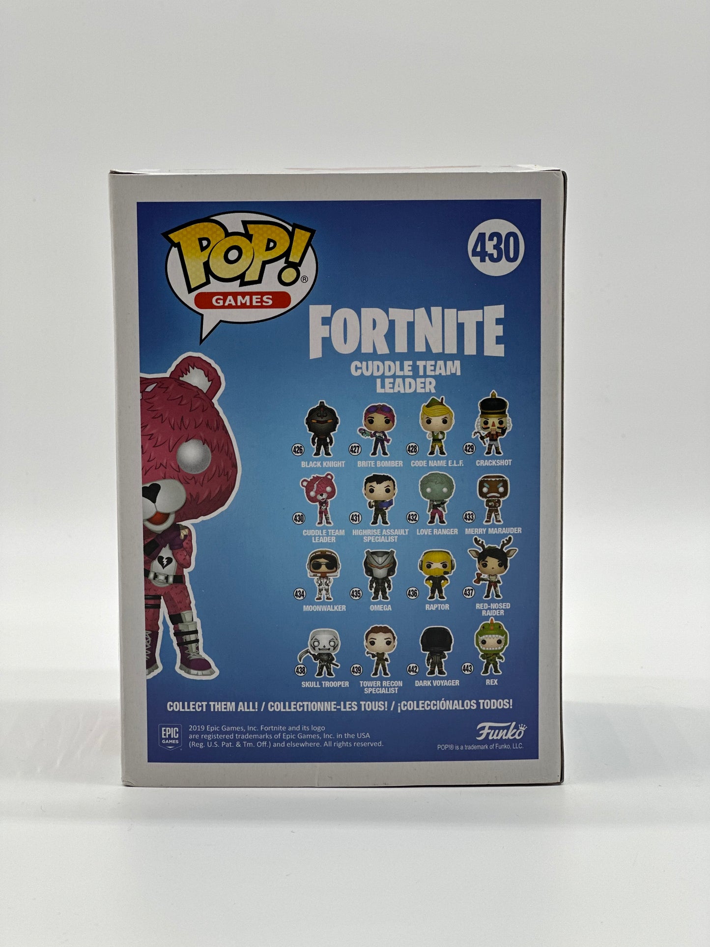 Pop! Games Fortnite 430 Cuddle Team Leader Flocked Only GameStop