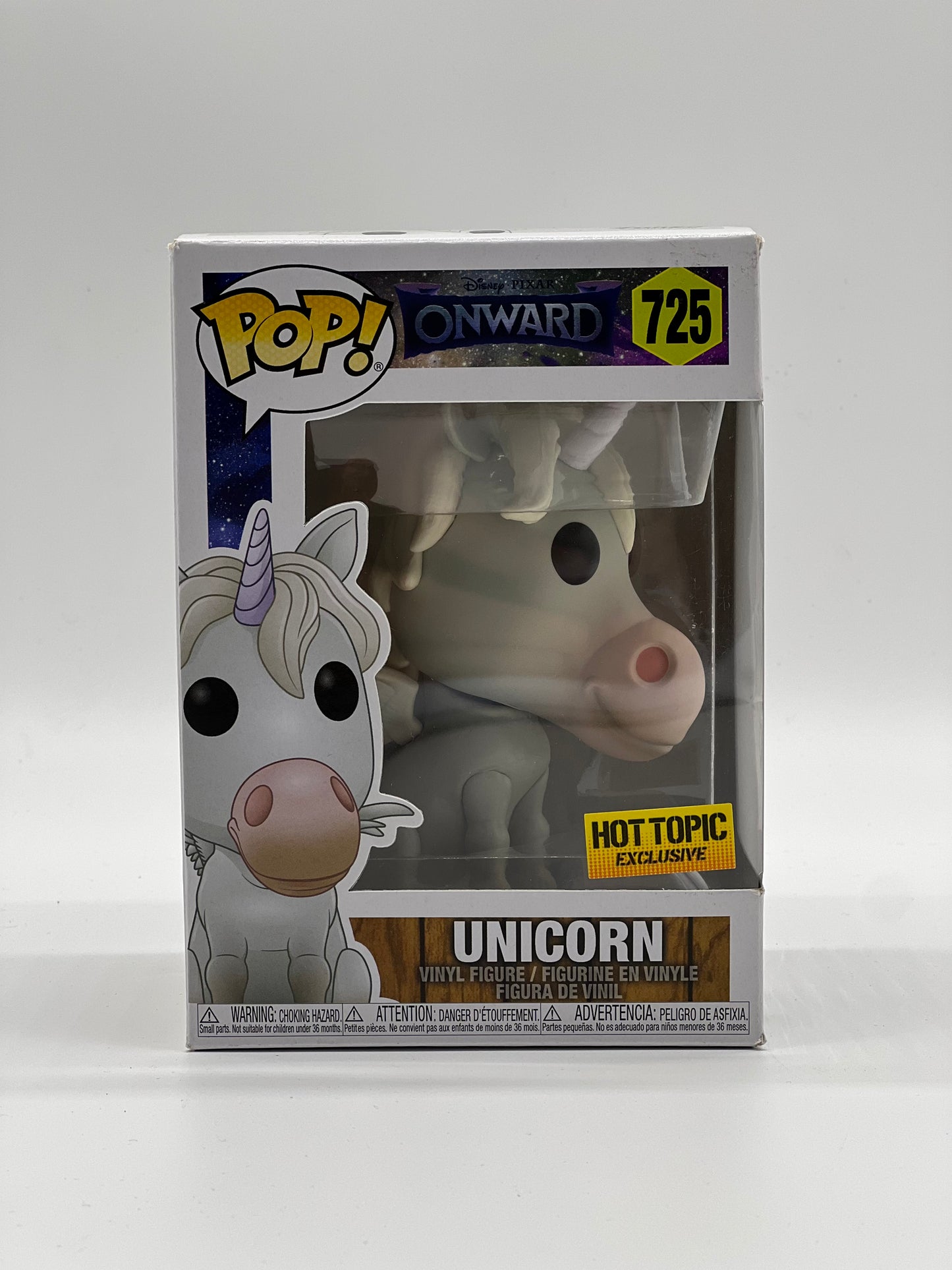 Pop! Disney Pixar Onward 725 Unicorn HotTopic Exclusive