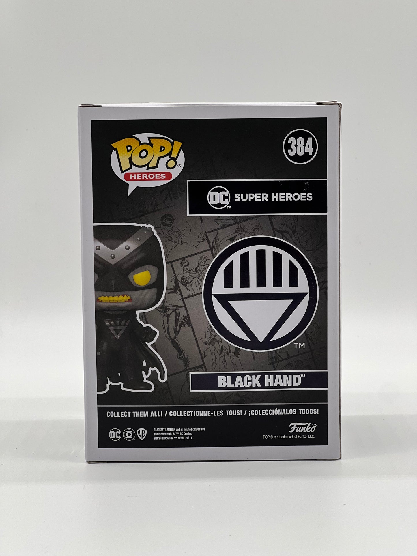 Pop! Heroes 384 Black Hand HotTopic Exclusive