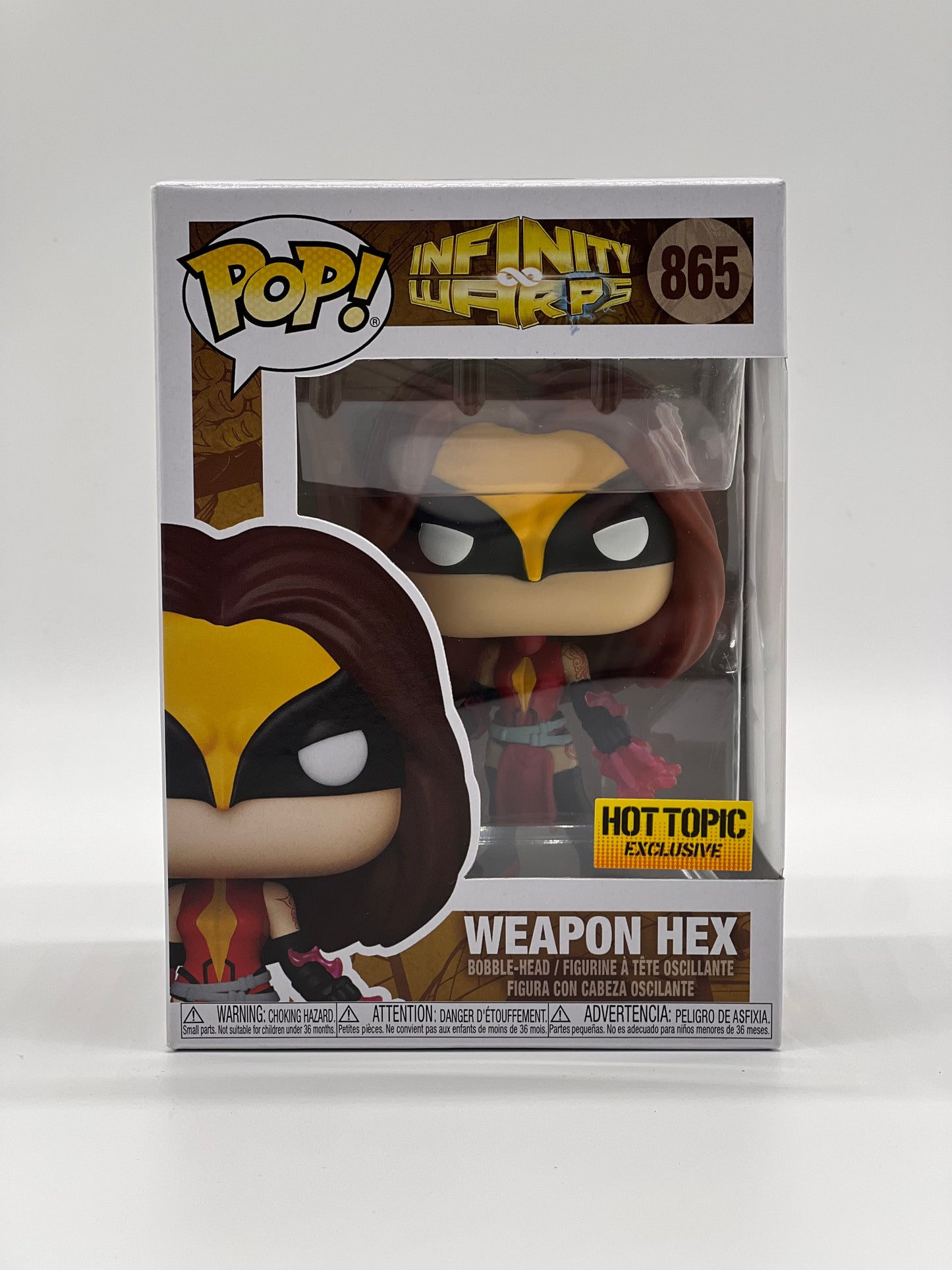 Pop! Infinity Warps 865 Infinity Warps 865 Weapon Hex HotTopic Exclusive