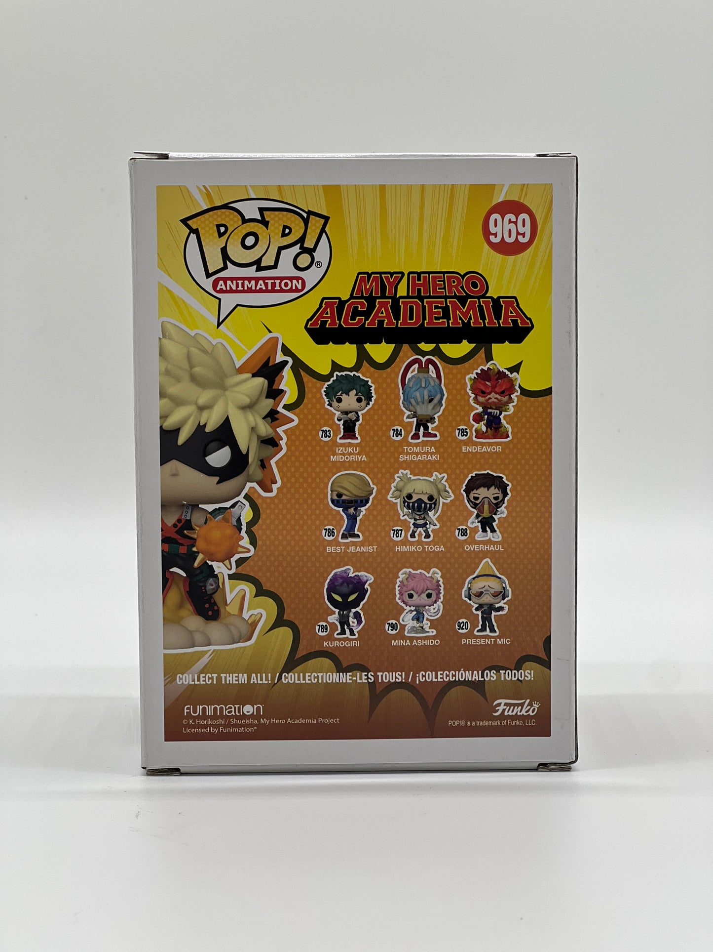 Pop! Animation My Hero Academia 969 Katsuki Bakugo HotTopic Exclusive