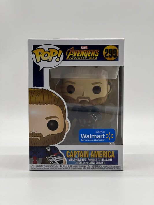 Pop! Marvel Avengers Infinity War 299 Captain America Only At Walmart