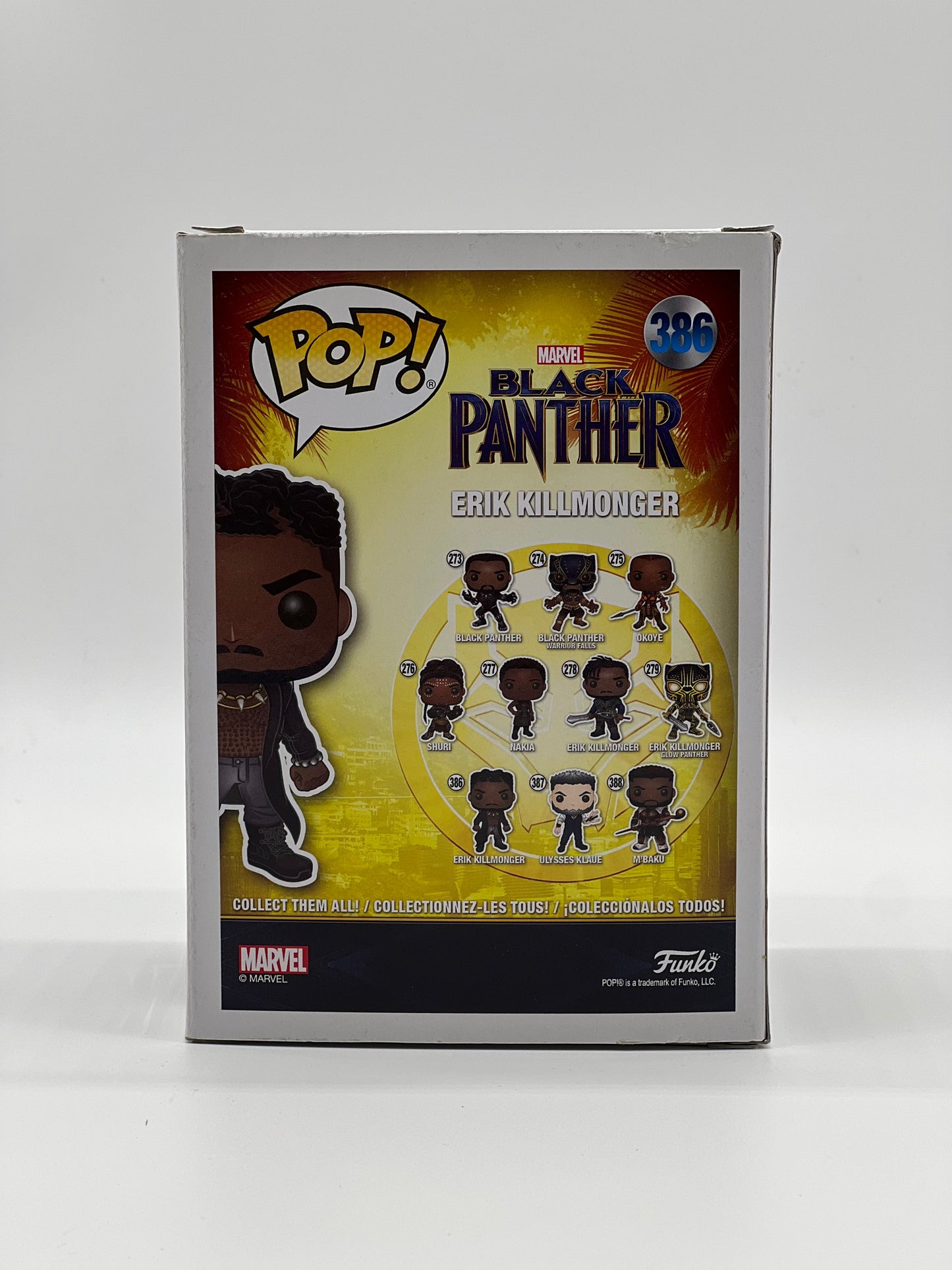 Pop! Marvel Black Panther 386 Erik Killmonger