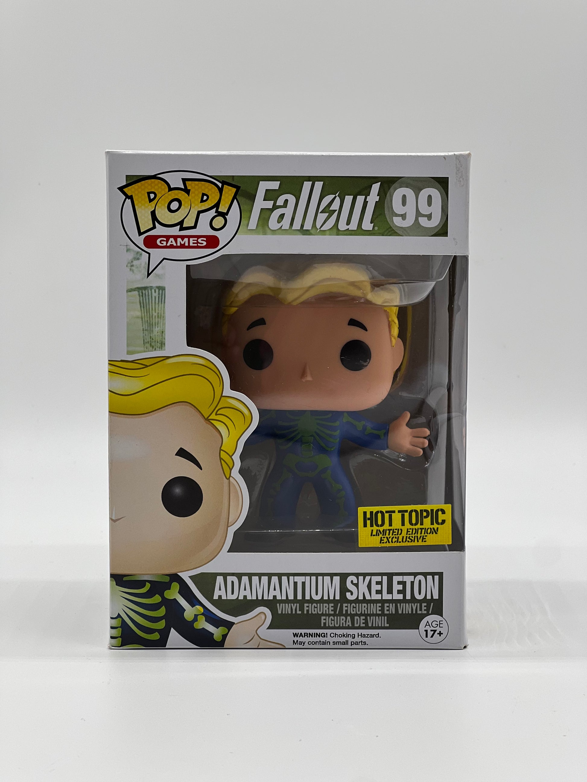 Pop! Games Fallout 99 Adamantium Skeleton HotTopic Limited Edition Exc ...