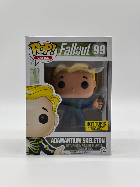 Pop! Games Fallout 99 Adamantium Skeleton HotTopic Limited Edition Exclusive