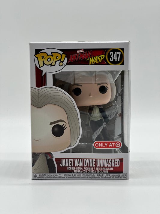 Pop! Marvel Ant-Man And The Wasp 347 Janet Van Dyne Unmasked Only At Target