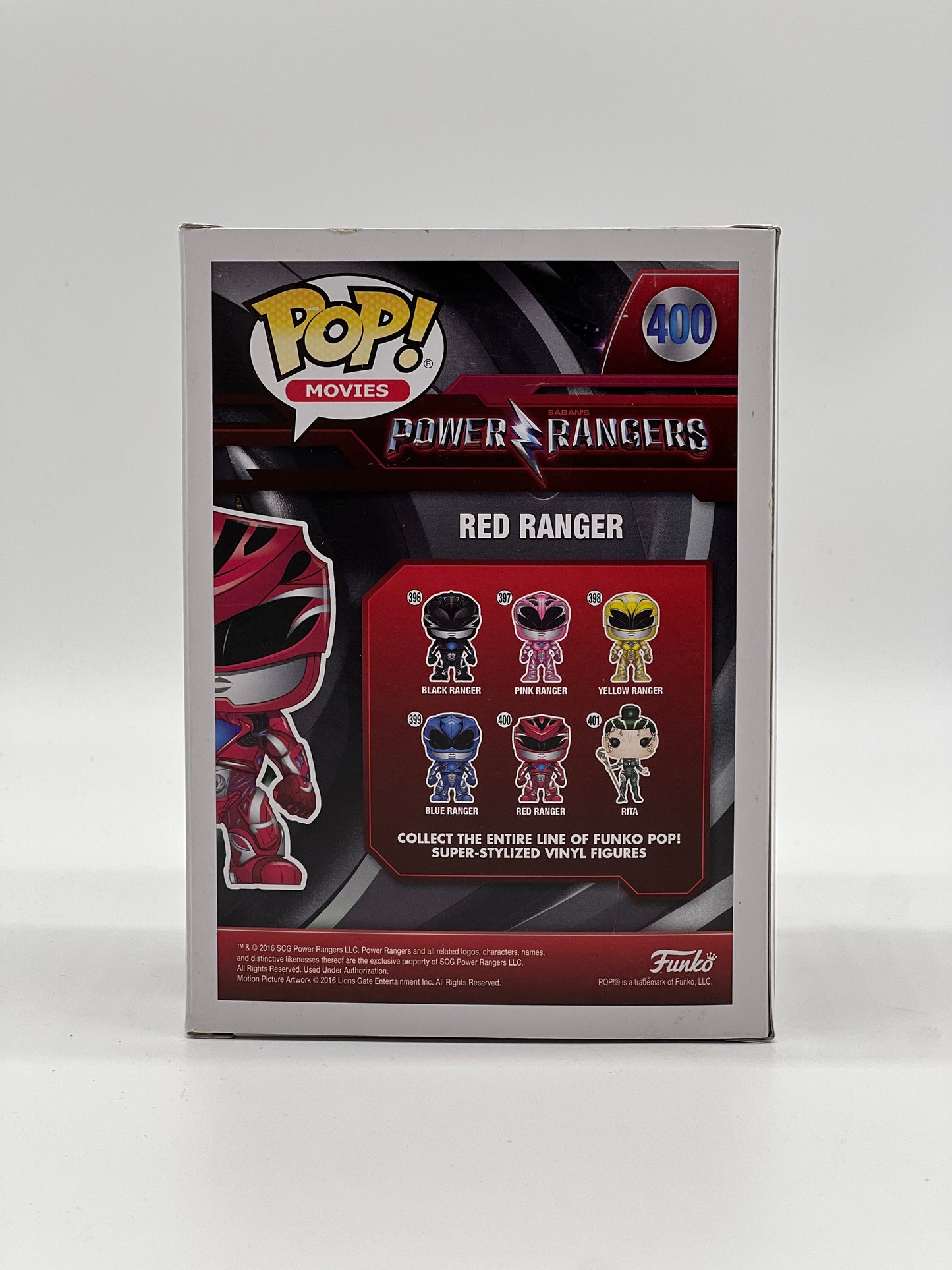 Pop! Movies Power Rangers 400 Red Ranger