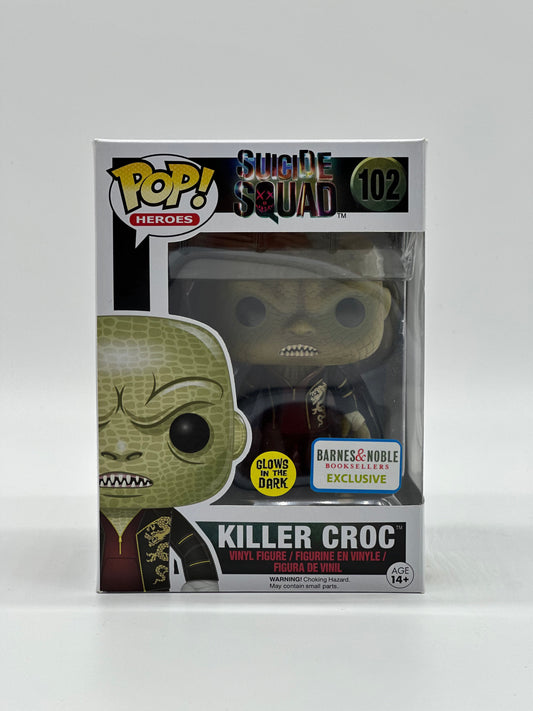 Pop! Heroes Suicide Squad 102 Killer Croc Glows In The Dark Barnes & Noble Booksellers Exclusive