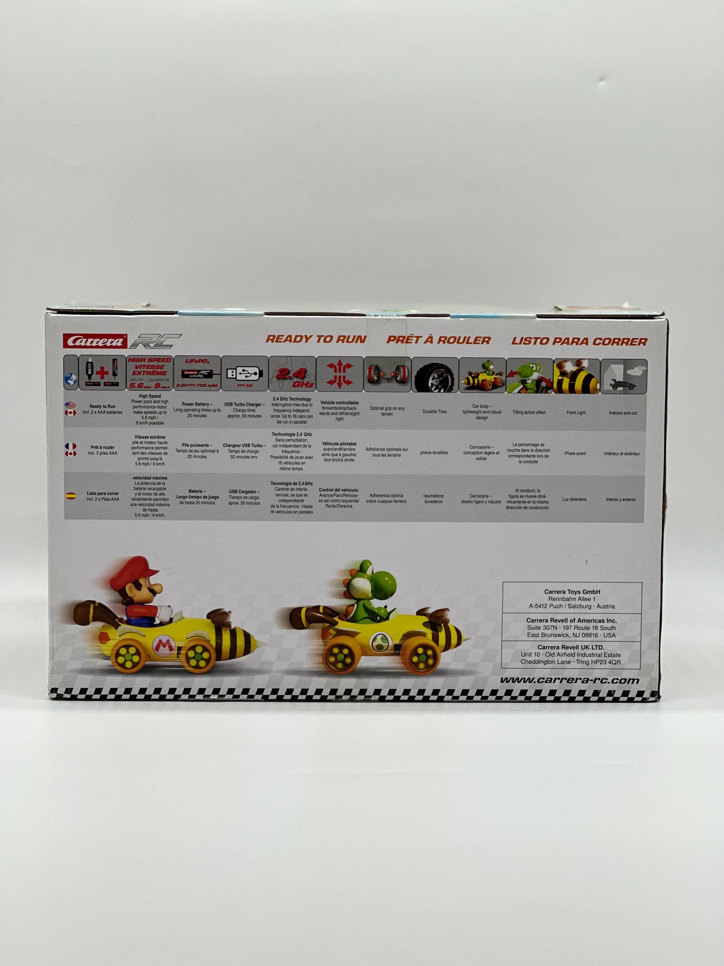 Nintendo Mario Kart Bumble V - Yoshi Racer 1:18 Scale