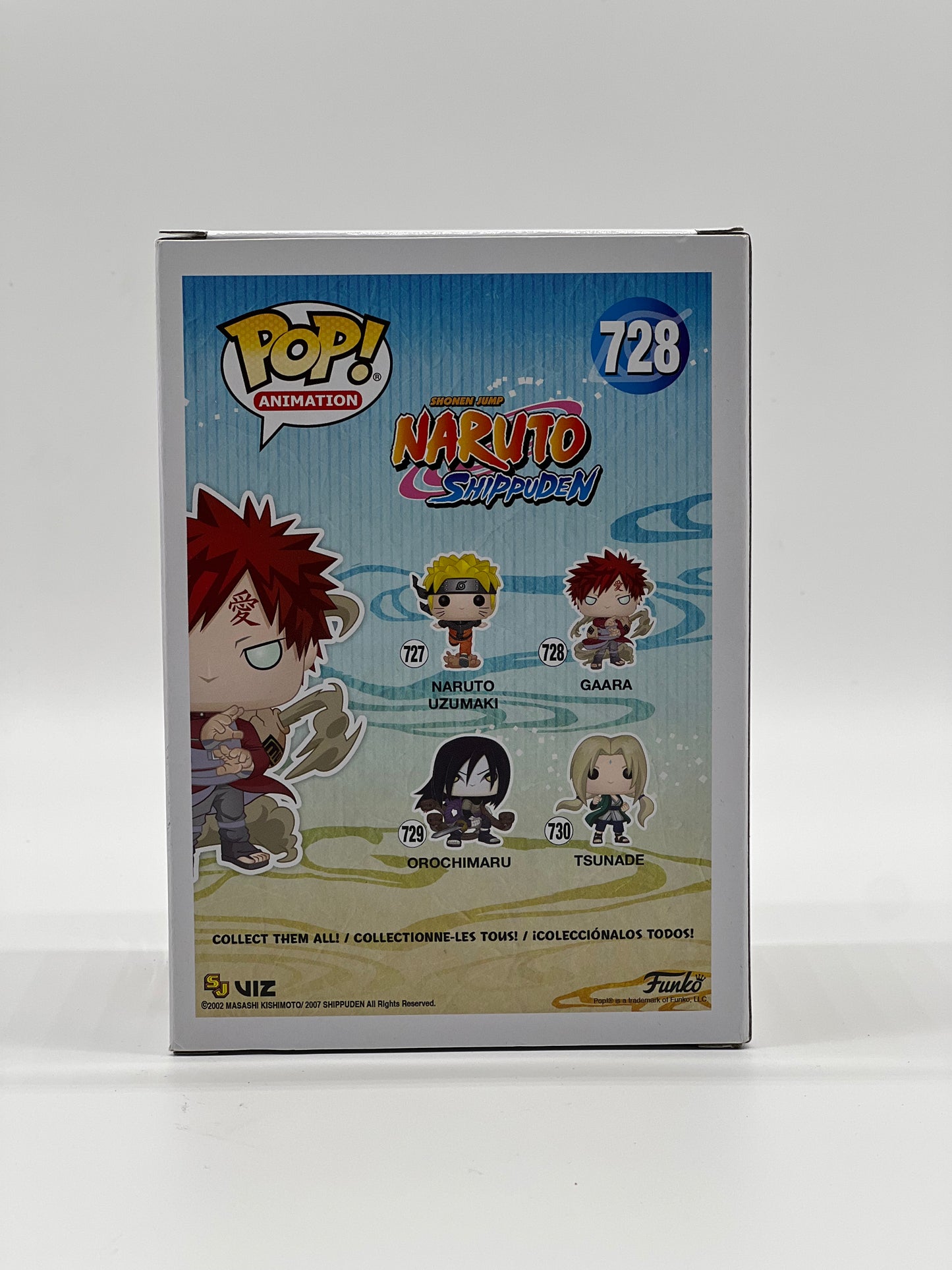 Pop! Animation Shonen Jump Naruto Shippuden 728 Gaara HotTopic Exclusive