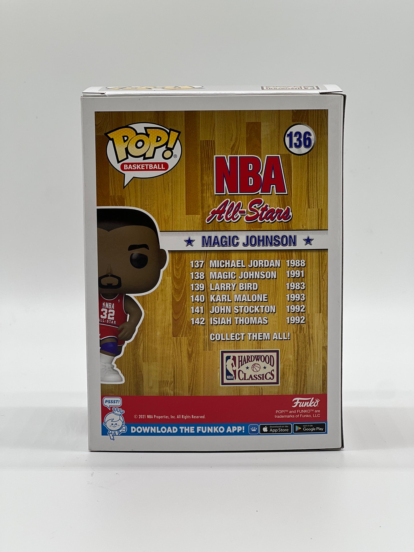 Pop! Basketball NBA All-Stars 136 Magic Johnson NBA All-Star 1986 TargetCon 2022 Limited Edition Exclusive