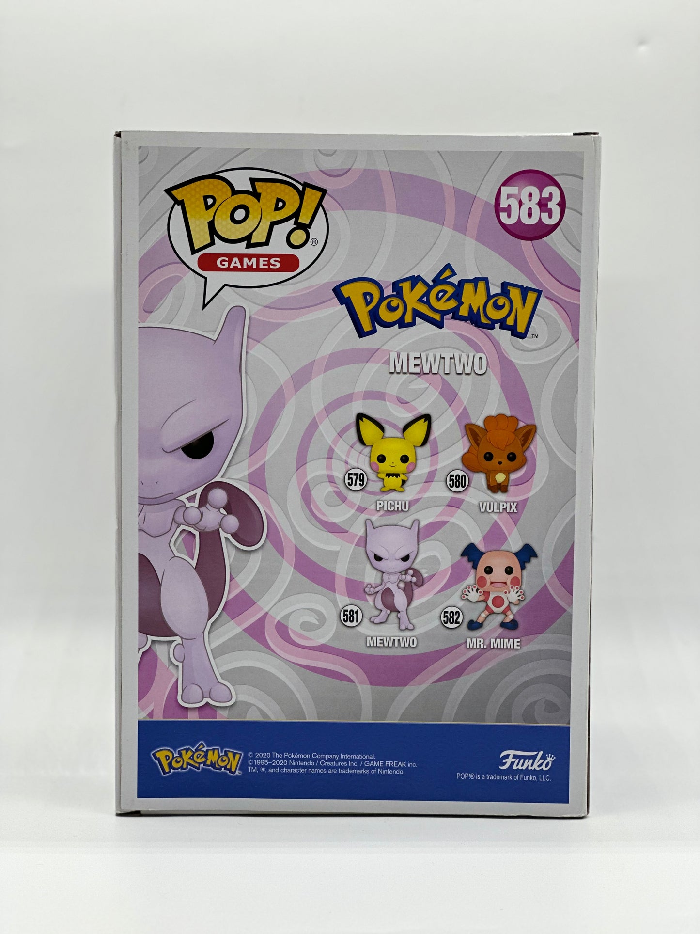 Pop! Games Pokemon 583 Mewtwo Only At Target 10’Inch