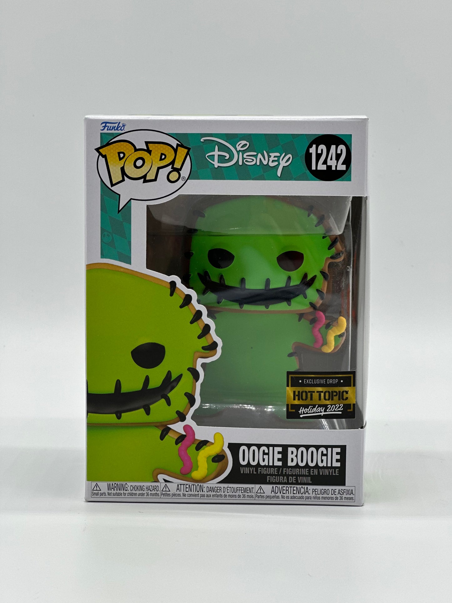 Pop! Disney 1243 Oogie Boogie Exclusive Drop HotTopic Holiday 2022