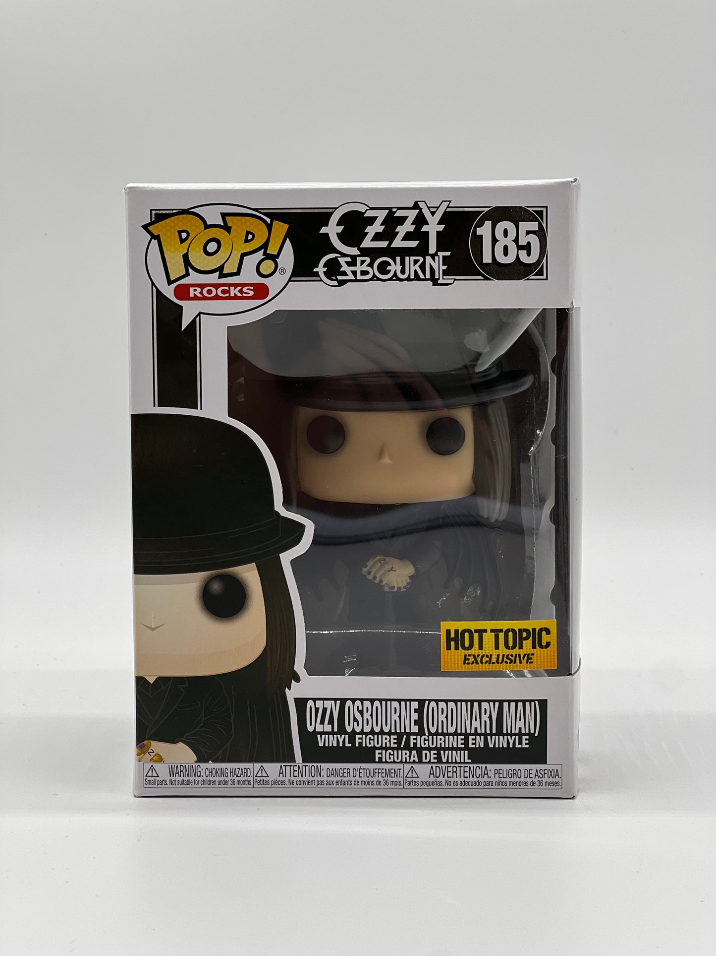 Pop! Rocks Ozzy Osbourne 185 Ozzy Osbourne (Ordinary Man) HotTopic Exclusive