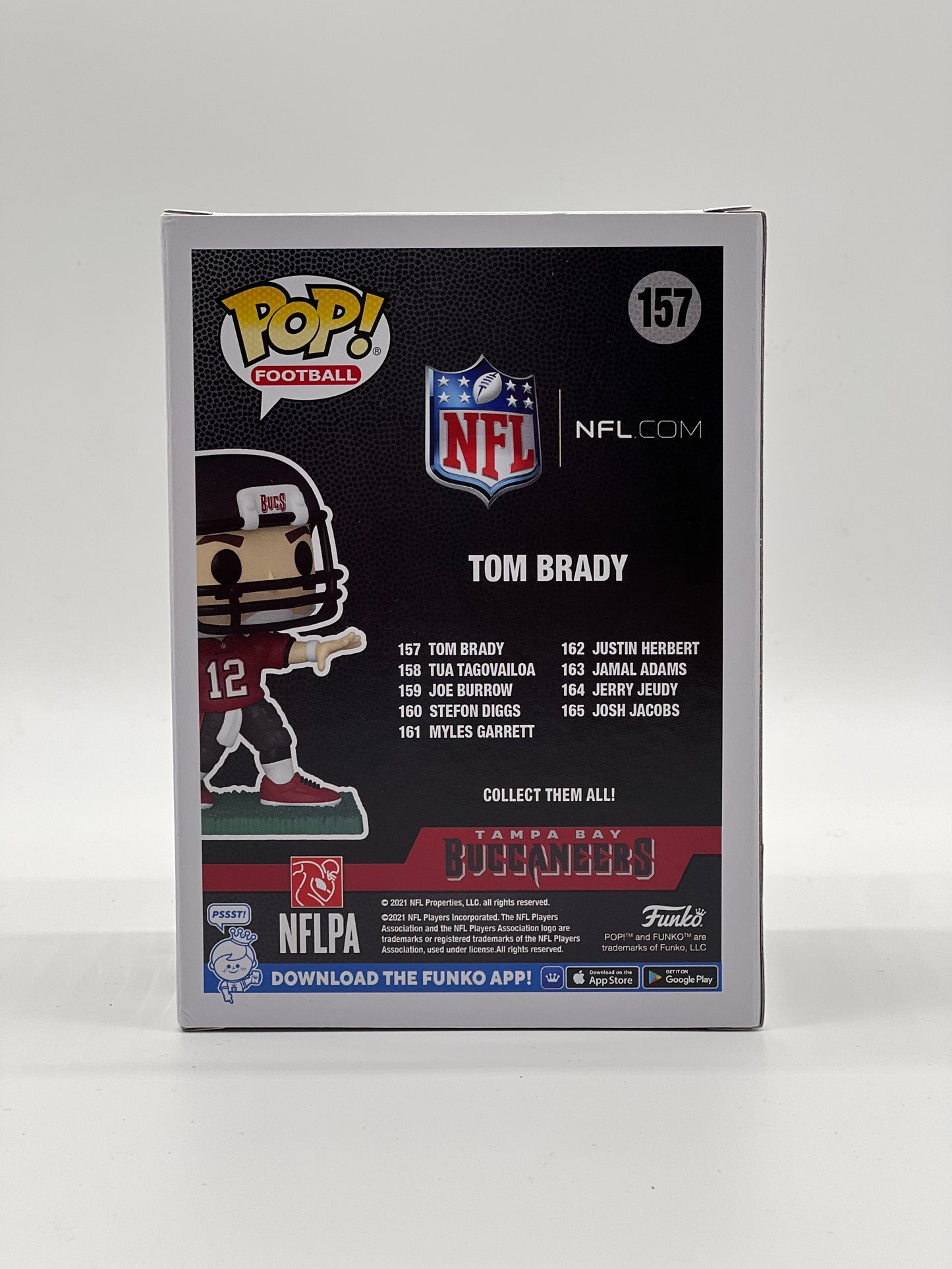 Pop! Football Tampa Bay Buccaneers 157 Tom Brady NFL