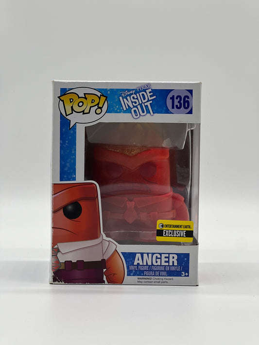 Pop! Disney Pixar Inside Out 136 Anger Entertainment Exclusive