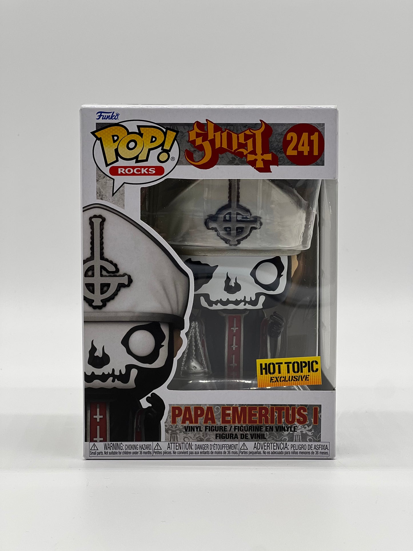 Pop! Rocks Ghost 241 Papa Emeritus I HotTopic Exclusive