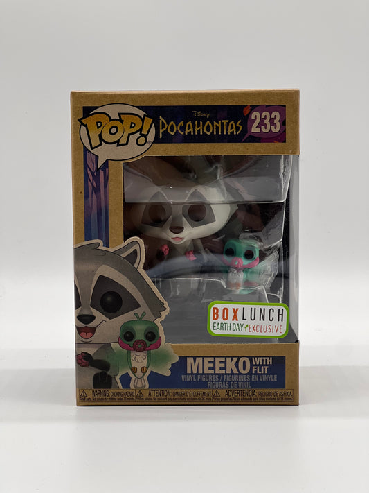 Pop! Disney Pocahontas 233 Meeko With Flit BoxLunch EarthDay Exclusive