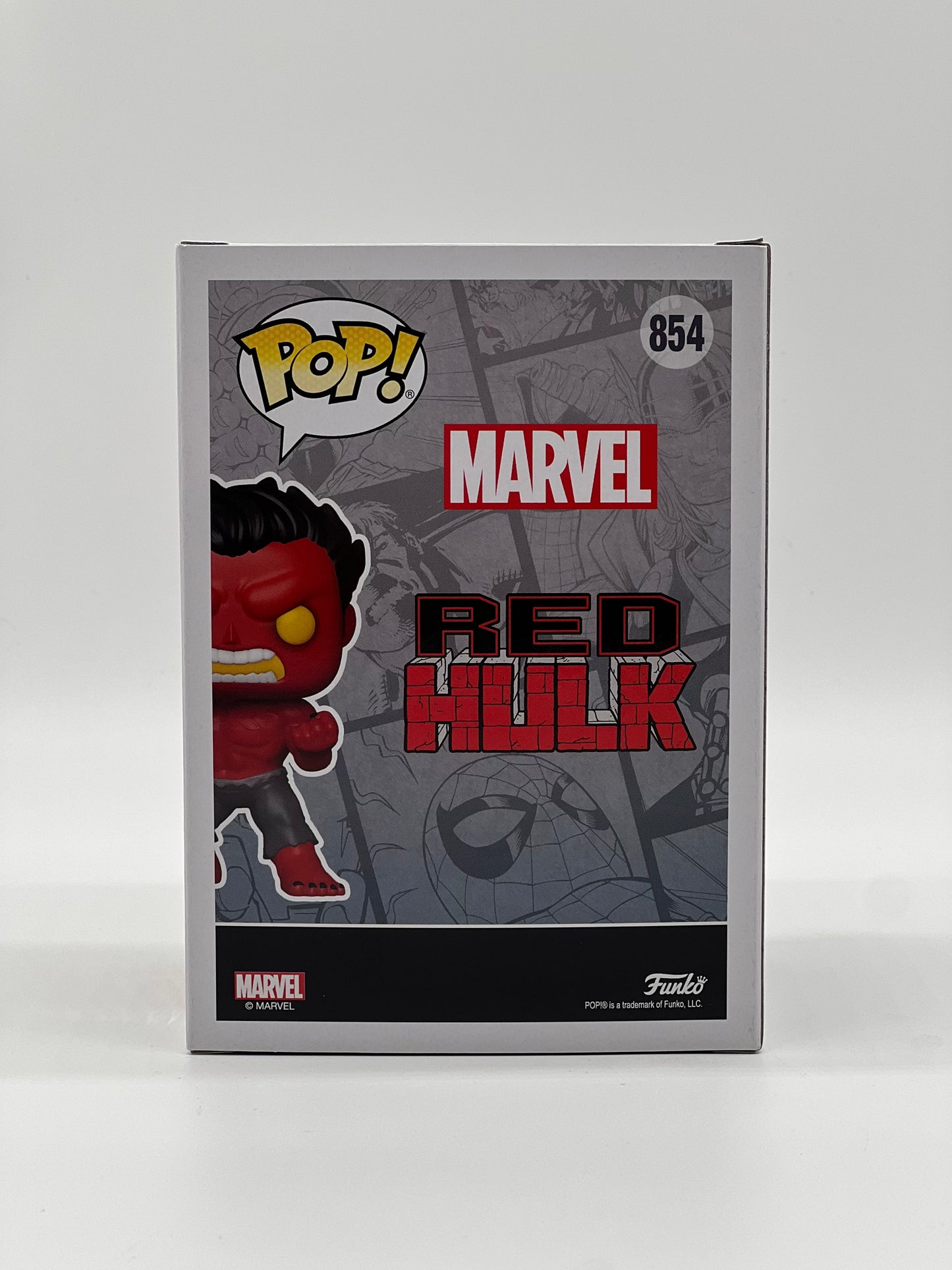 Pop! Marvel 854 Red Hulk HotTopic Exclusive