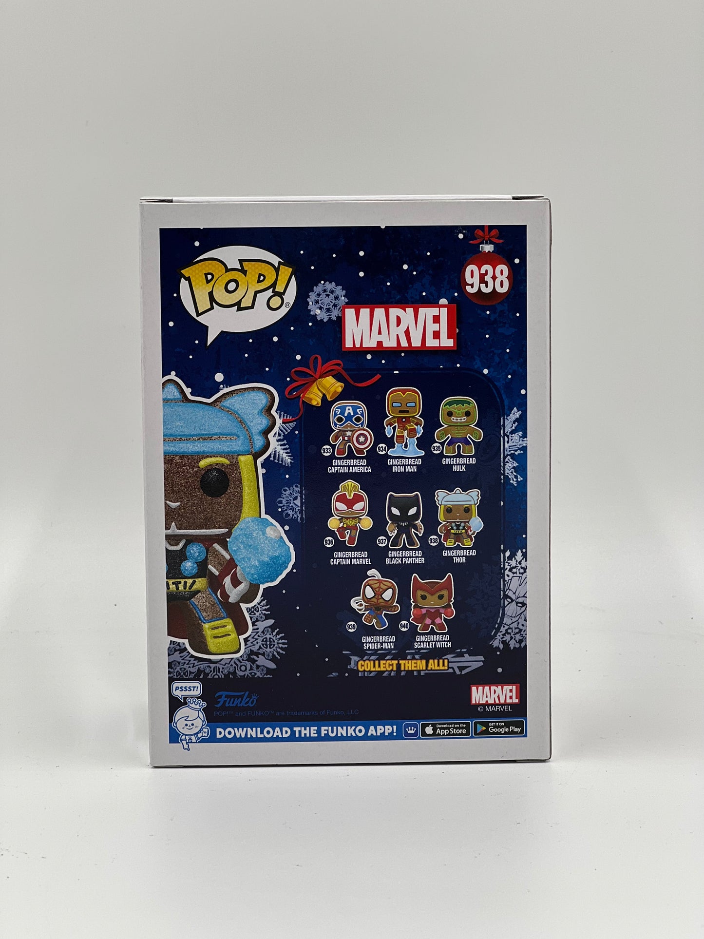 Pop! Marvel 938 Gingerbread Thor Diamond Collection HotTopic Exclusive