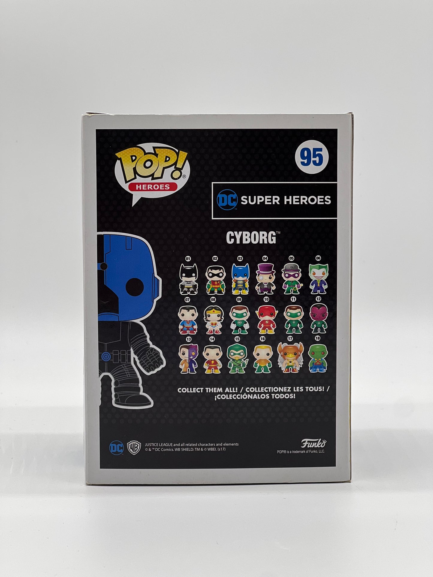 Pop! Heroes DC Super Heroes 95 Cyborg Glows In The Dark Entertainment Exclusive