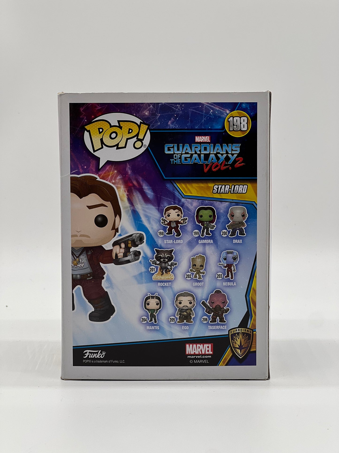 Pop! Marvel Guardians Of The Galaxy Vol. 2 198 Star-Lord