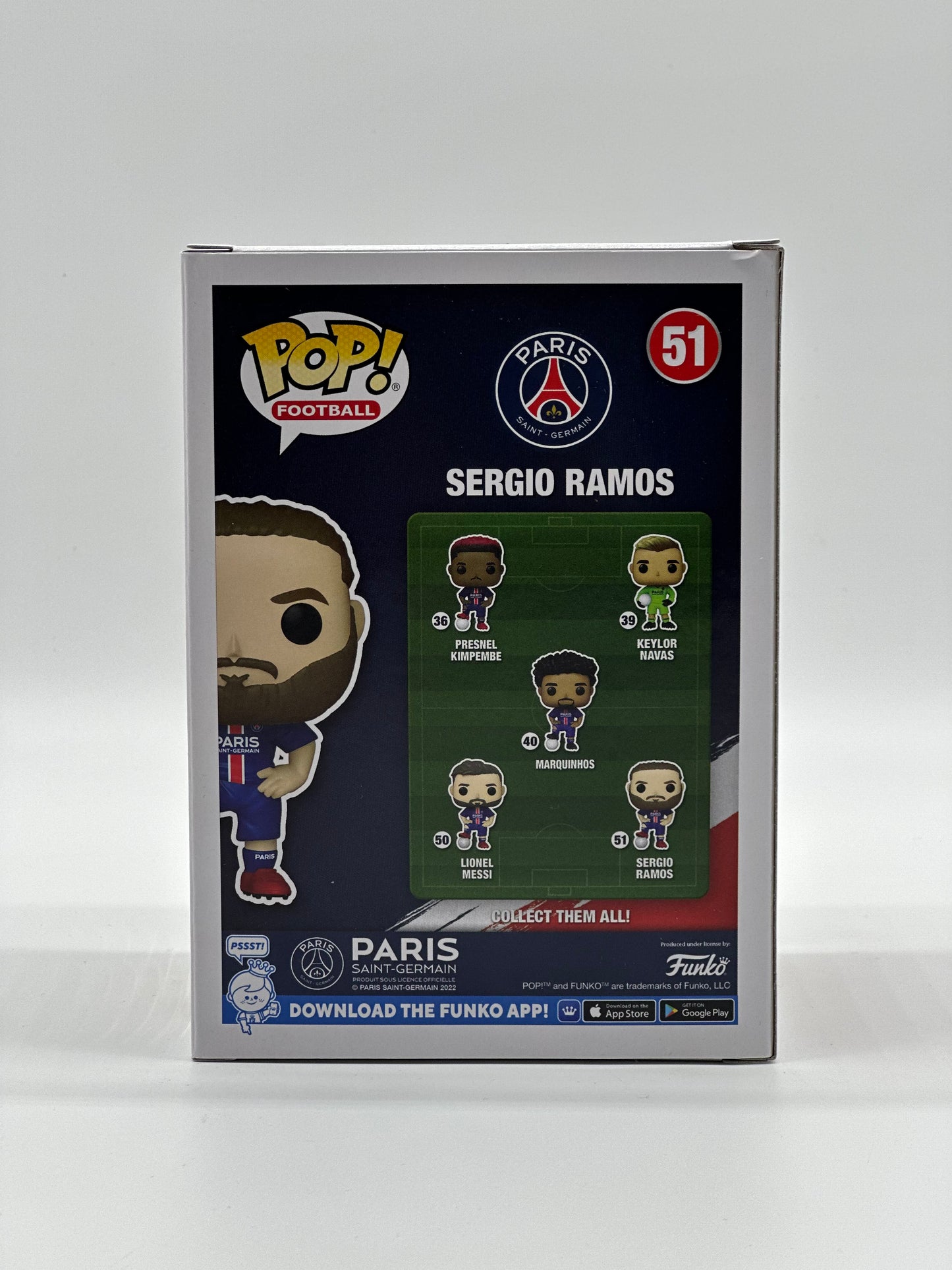 Pop! Football Paris Saint Germain 51 Sergio Ramos