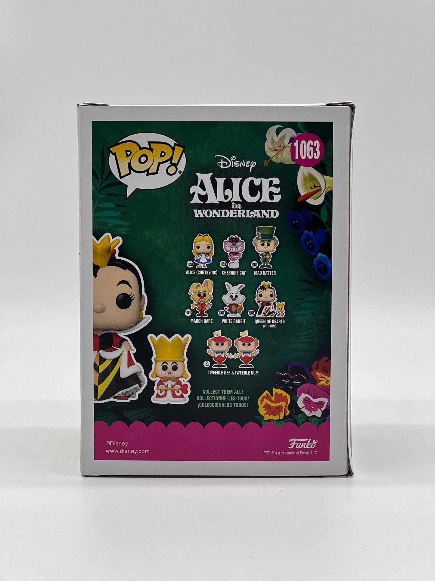 Pop! Disney Alice In Wonderland 1063 Queen Of Hearths With King