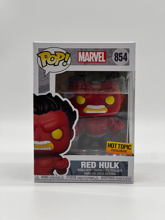 Pop! Marvel 854 Red Hulk HotTopic Exclusive