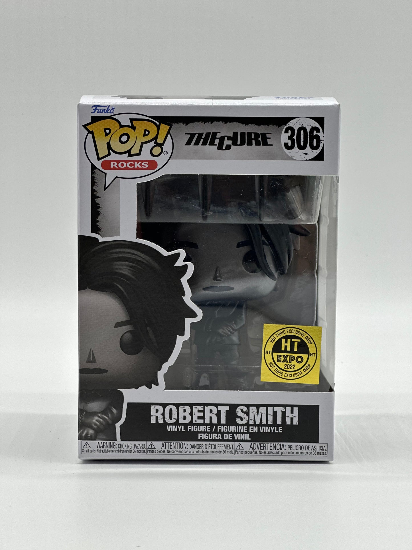 Pop! Rocks The Cure 306 Robert Smith HotTopic Expo 2022 Exclusive Drop