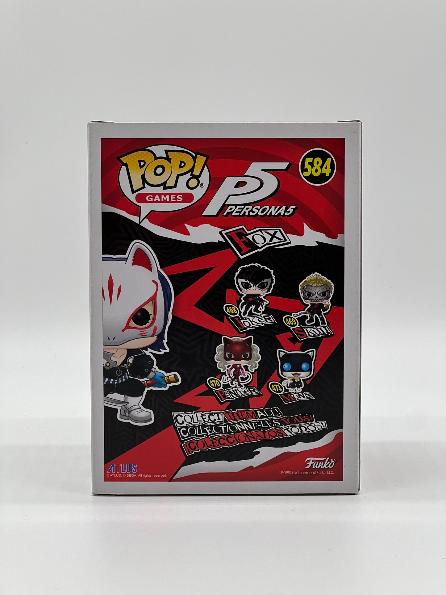 Pop! Games P5 Persona 5 584 Fox Only GameStop