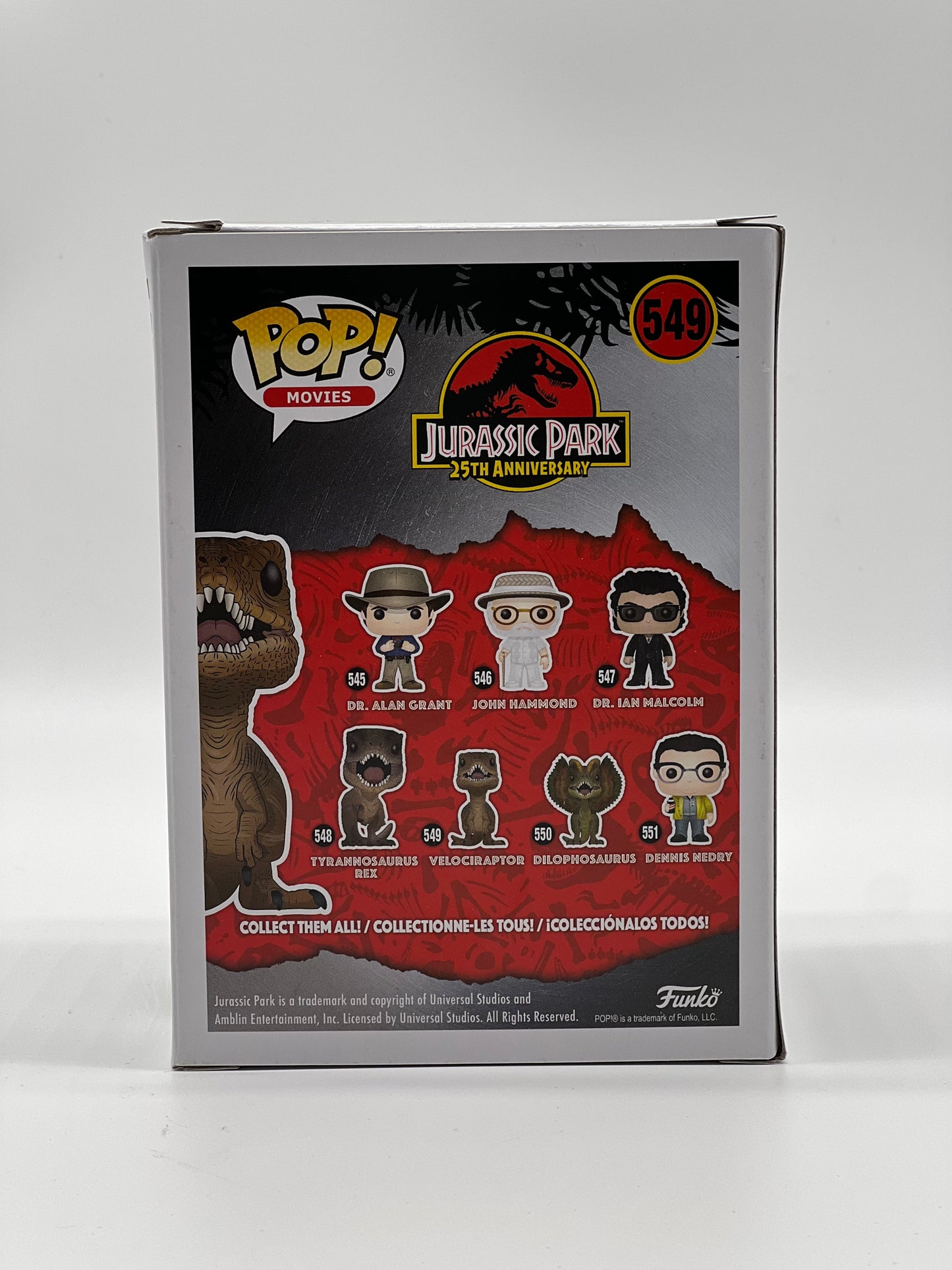 Pop! Movies Jurassic Park 25TH Anniversary 549 Velociraptor