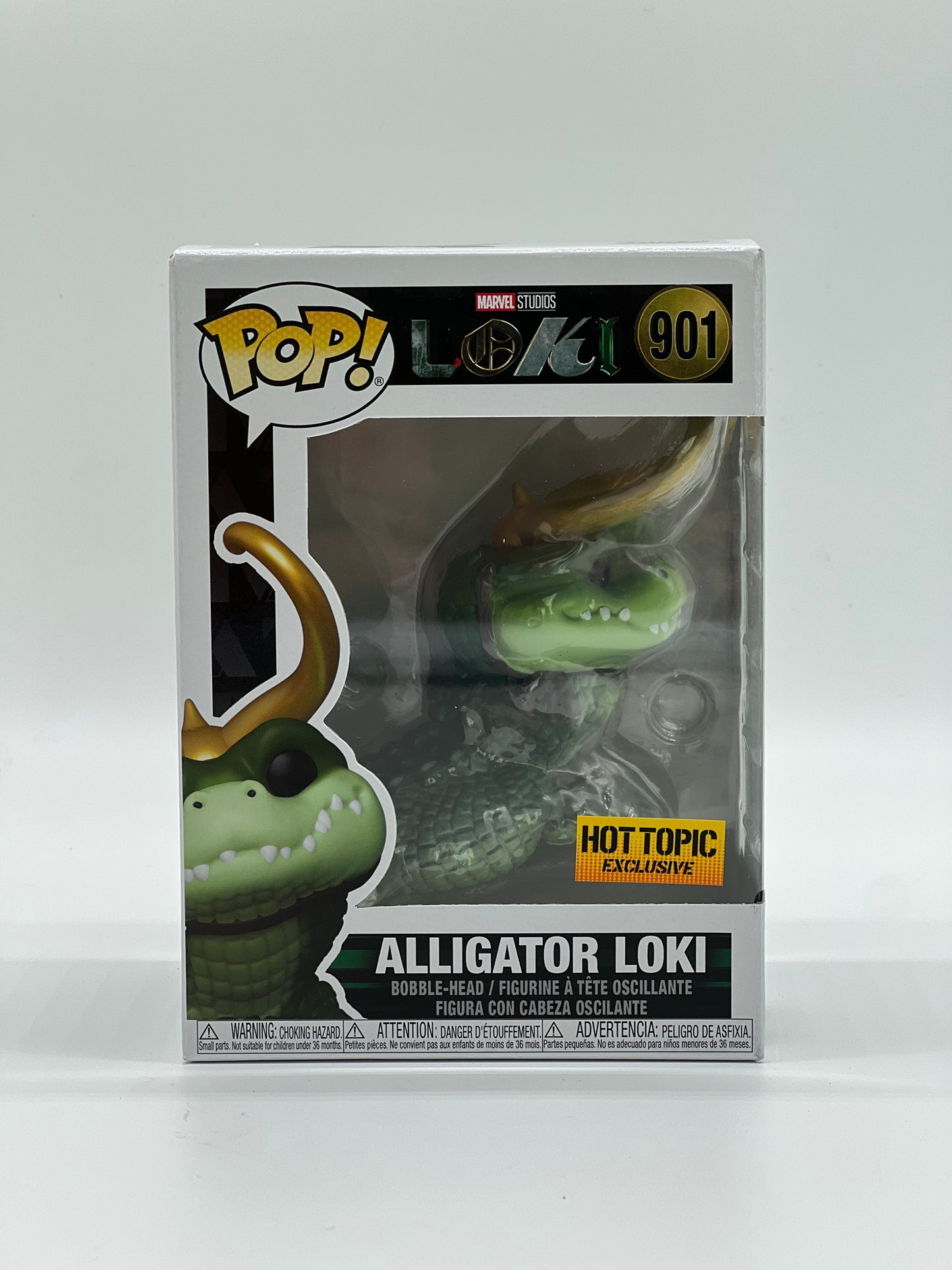 Pop! Marvel Studios Loki 901 Alligator Loki HotTopic Exclusive