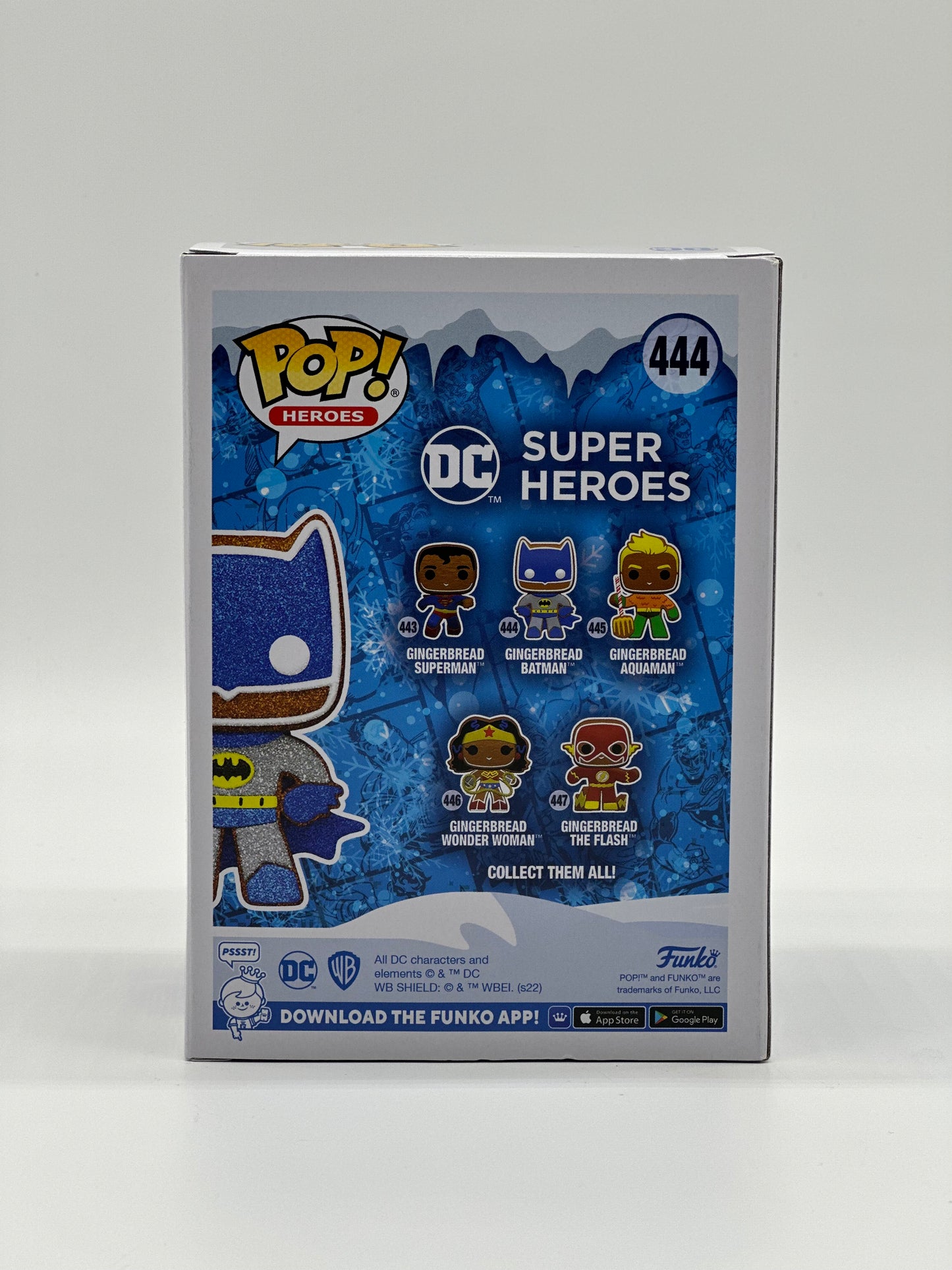 Pop! Heroes DC Super Heroes 444 Gingerbread Batman Diamond Collection HotTopic Exclusive