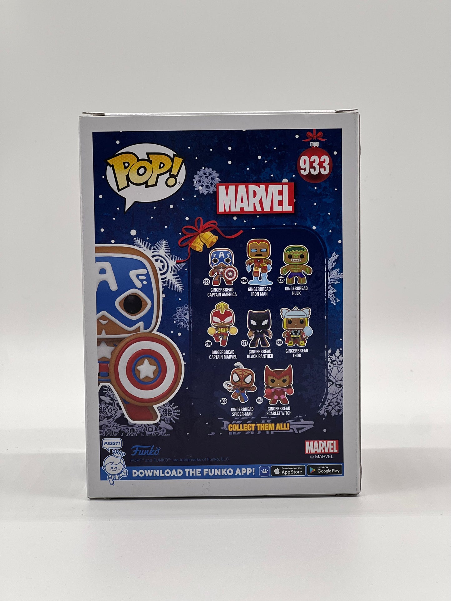 Pop! Marvel 933 Gingerbread Captain America