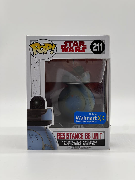 Pop! Star Wars 211 Resistance BB Unit Only At Walmart