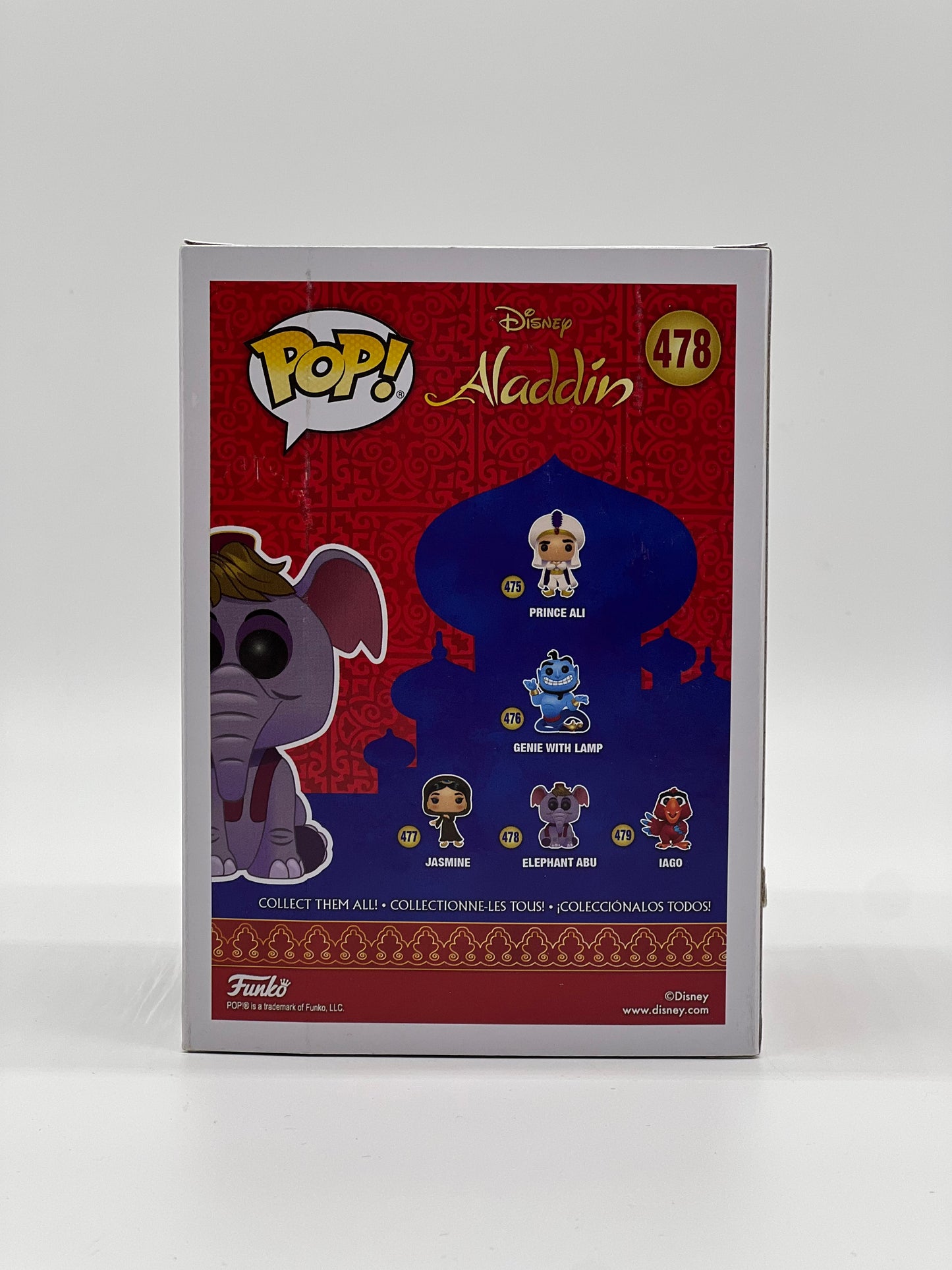 Pop! Disney Aladdin 478 Elephant Abu