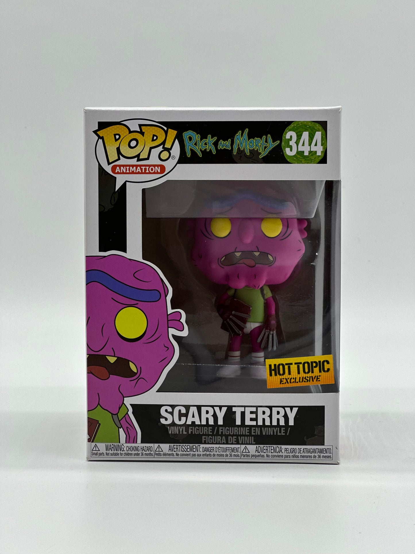 Pop! Animation Rick And Morty 344 Scary Terry HotTopic Exclusive