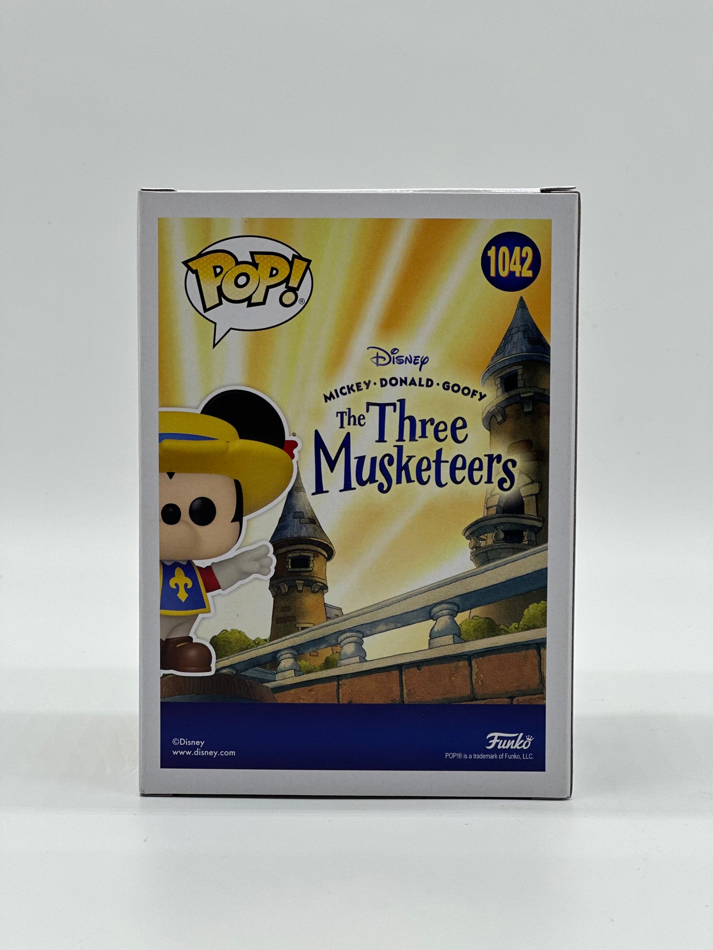 Pop! Disney Mickey•Donald•Goofy The Three Musketeers 1042 Mickey Mouse 2021 Summer Convention Limited Edition Exclusive