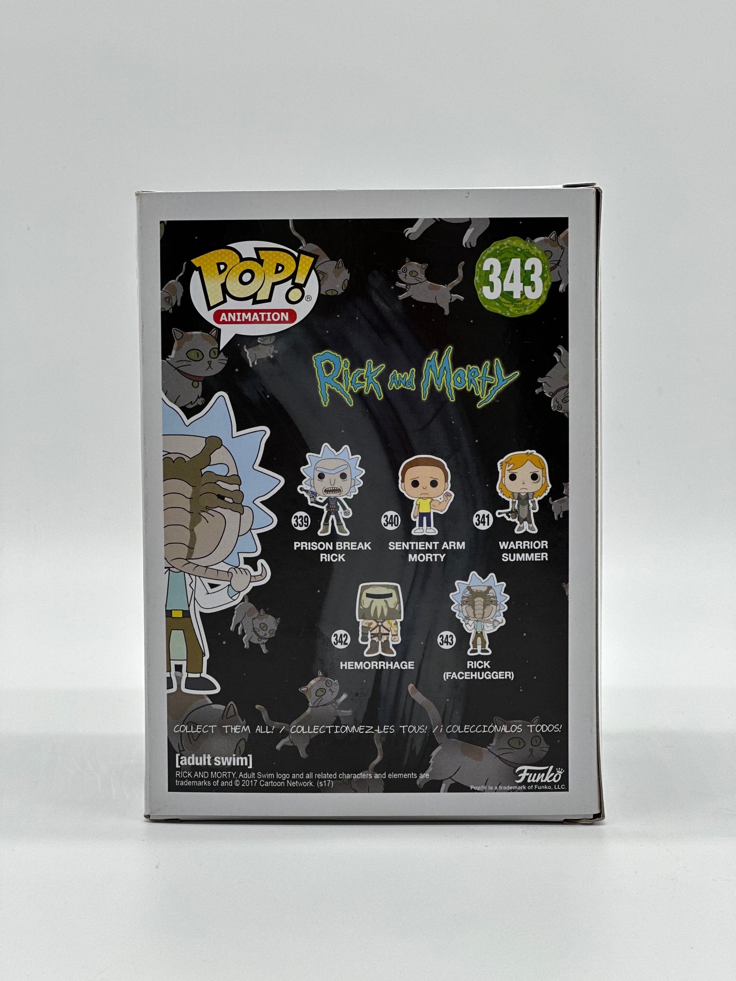 Pop! Animation Rick And Morty 343 Rick (Facehugger) Only GameStop