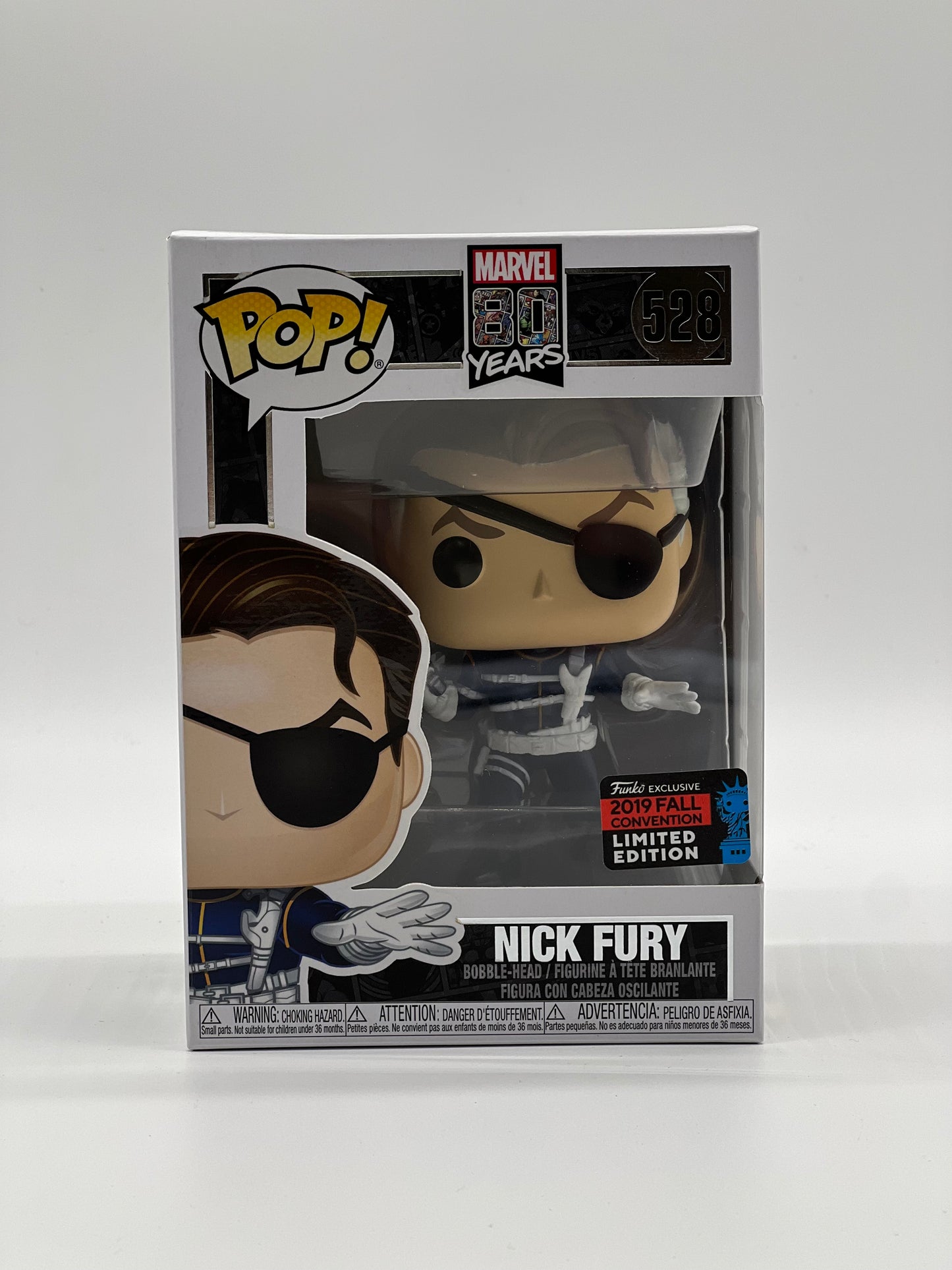 Pop! Marvel 80 Years 528 Nick Fury 2019 Fall Convention Limited Edition Exclusive