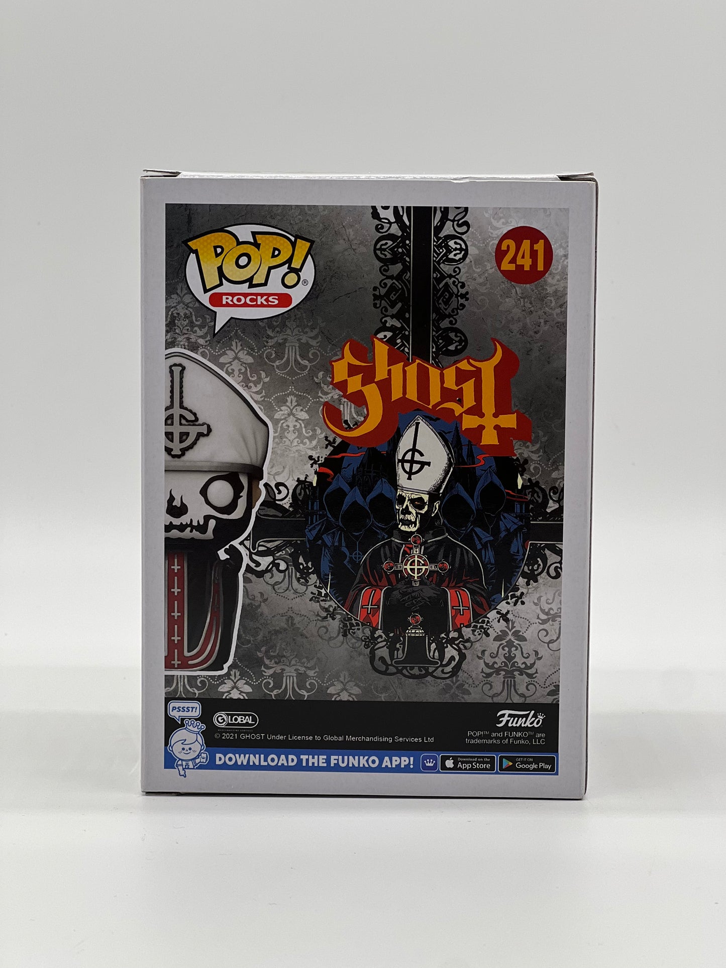 Pop! Rocks Ghost 241 Papa Emeritus I HotTopic Exclusive