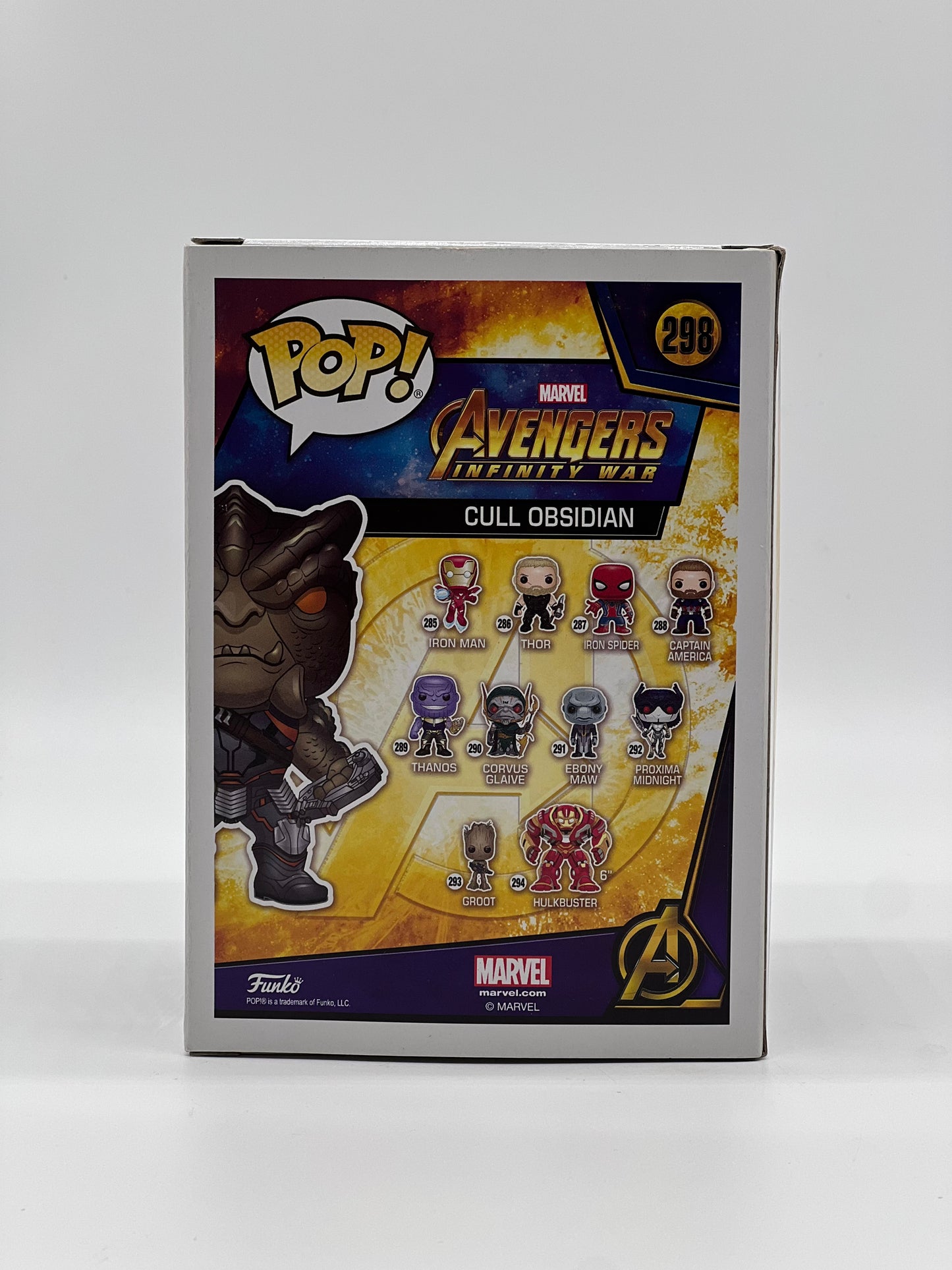 Pop! Marvel Avengers Infinity War 298 Cull Obsidian Walgreens Exclusive