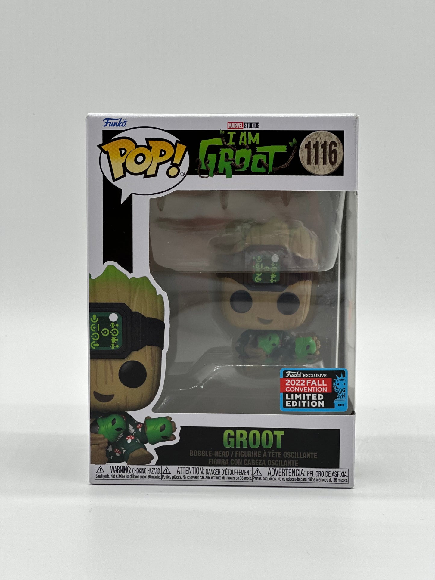 Pop! Marvel Studios I Am Groot 1116 Groot 2022 Fall Convention Limited Edition Exclusive